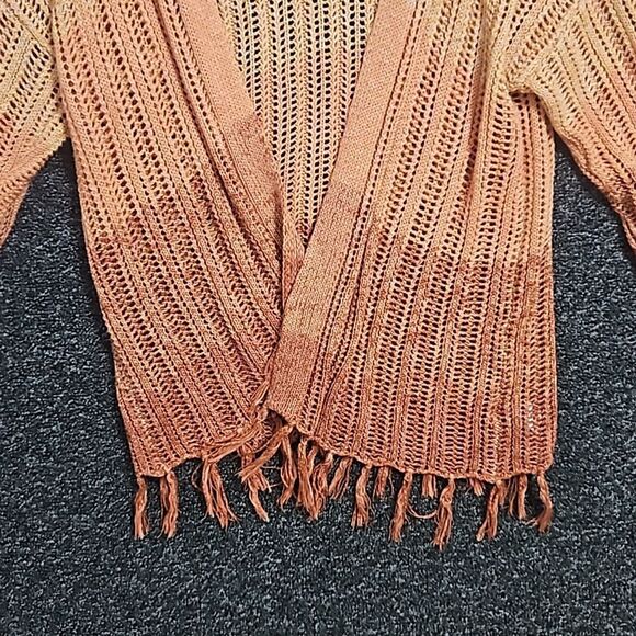 Maurices Medium Cardigan Orange - Picture 6 of 13